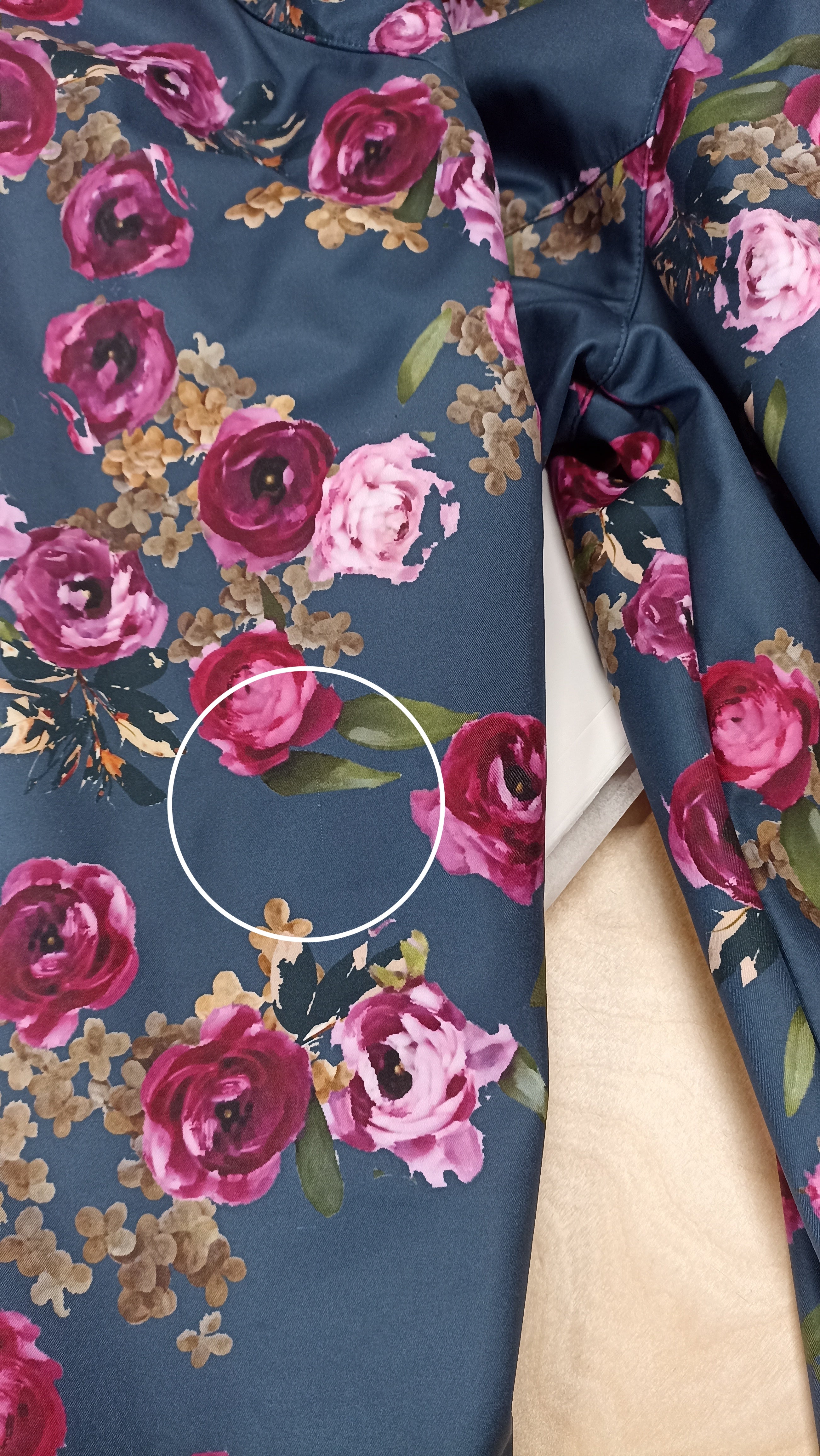 'Misty Rose' coat in size 2XL (with imperfection)
