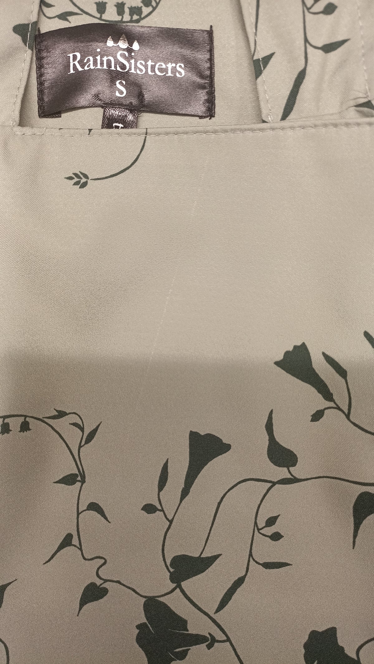 'Minty Meadow' coat in size S tall (with imperfection)