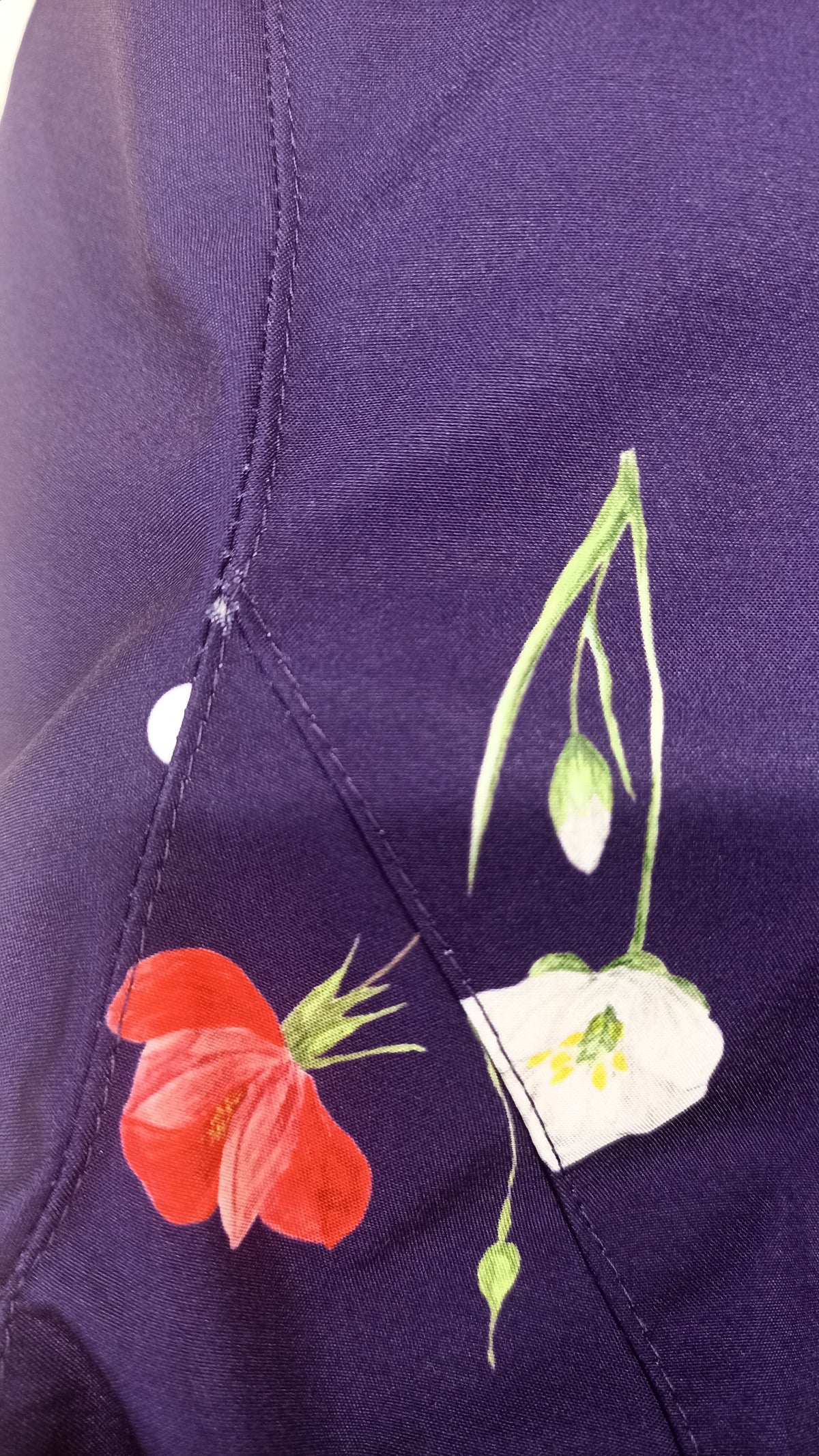 'Violet Bloom' coat in size M (with imperfection)