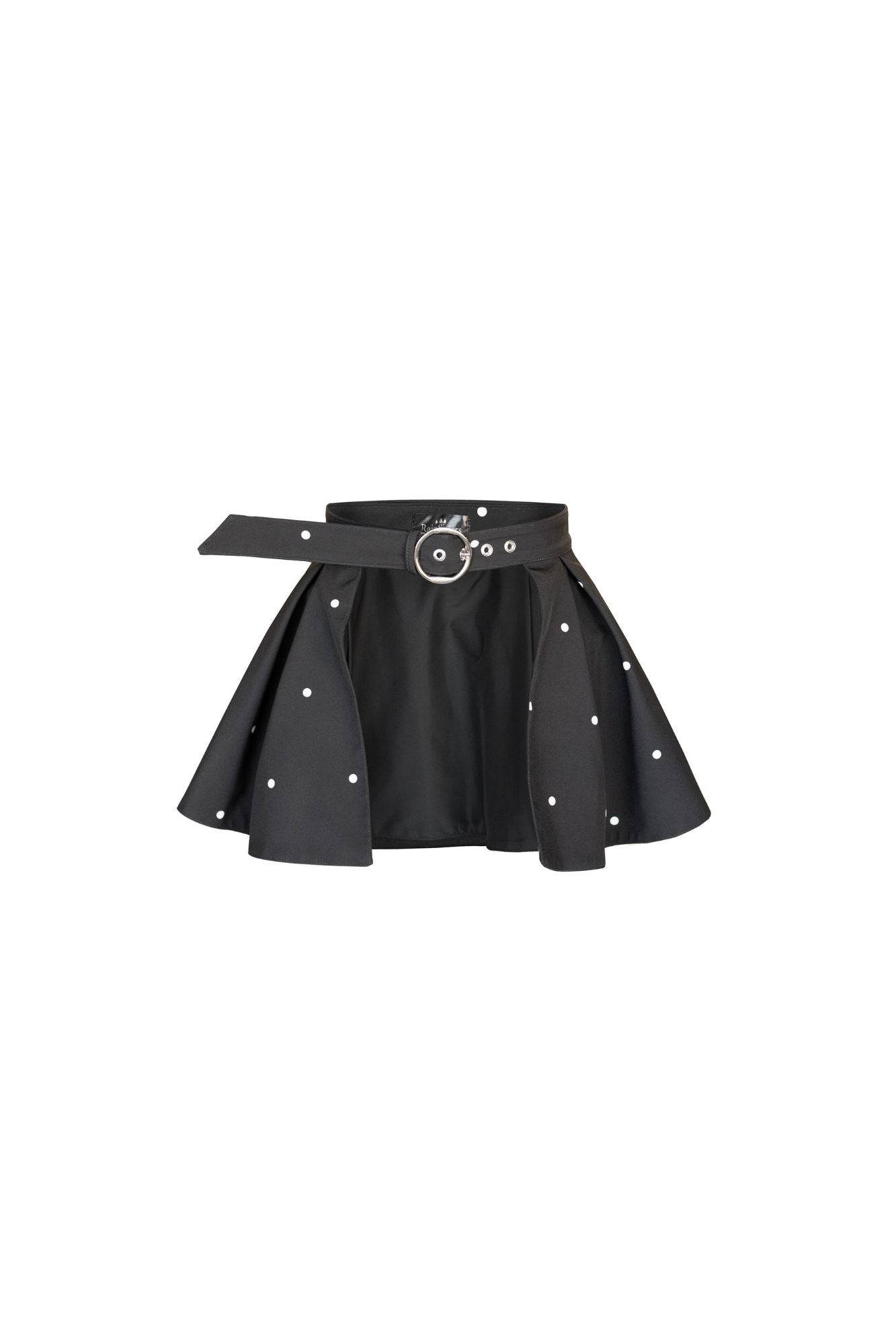 Timeless Polka Dots belt in black with white dots by RainSisters