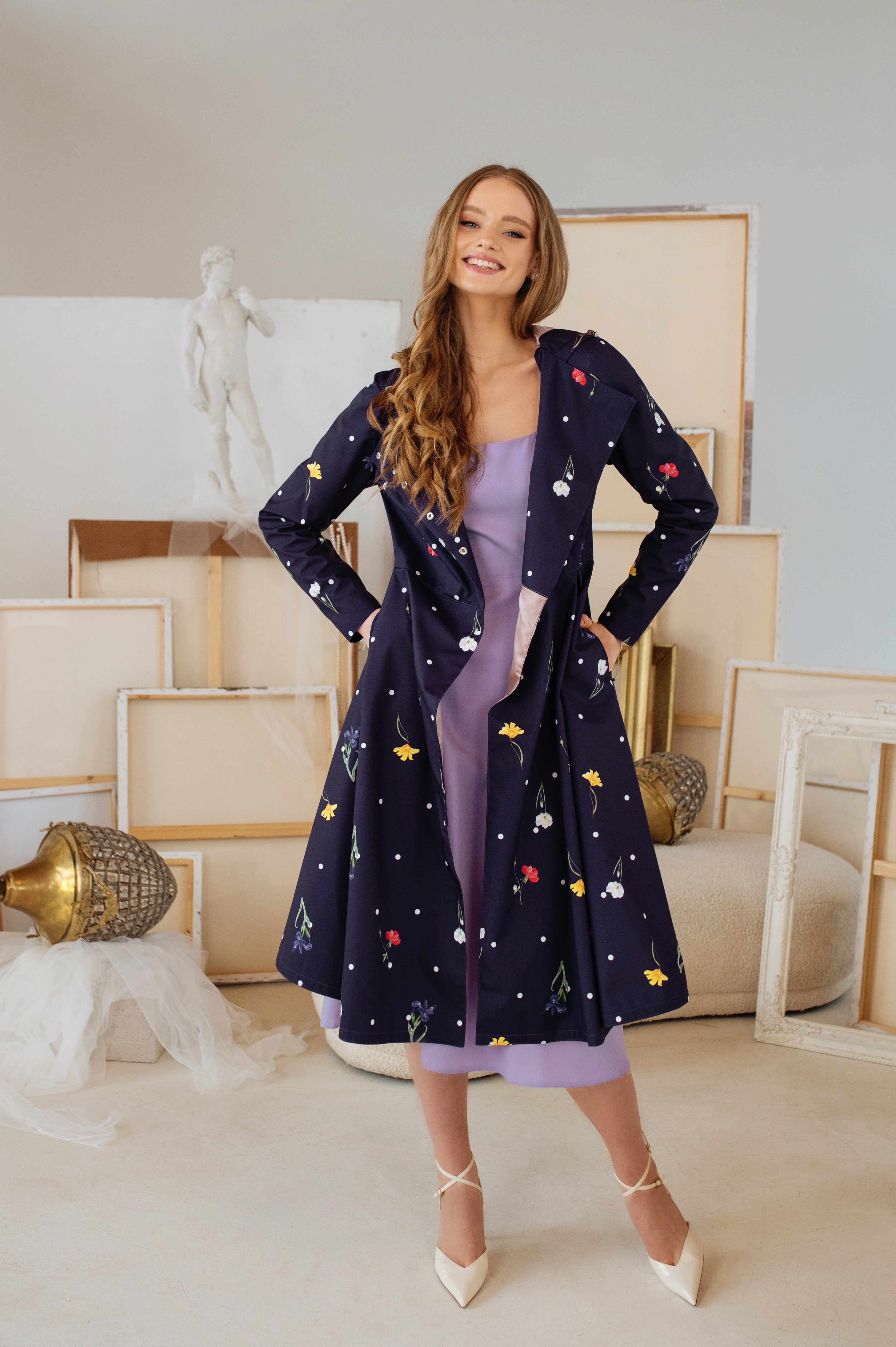 Lilac Grace with Violet Bloom coat.