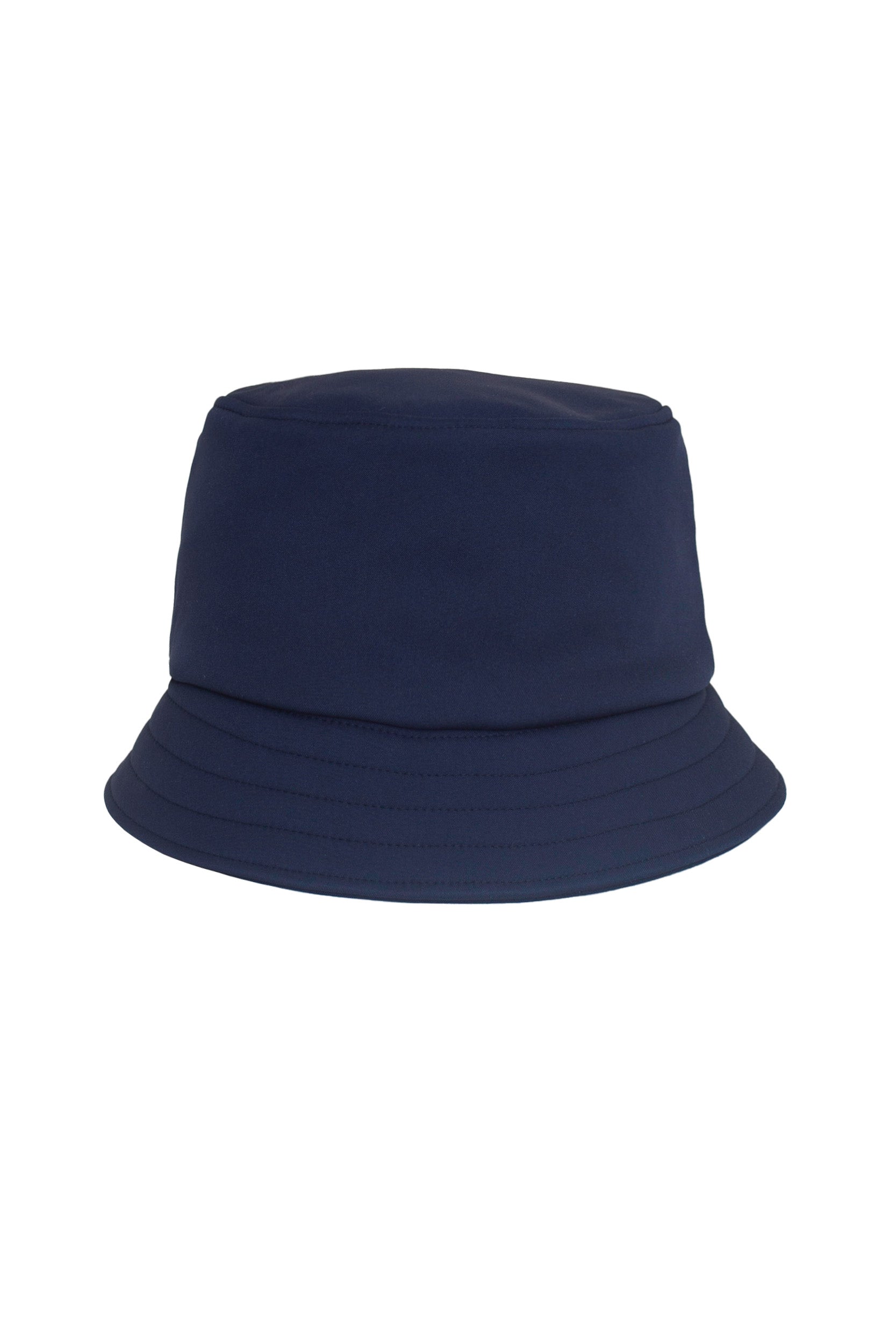 Blue Embrace bucket hat in deep blue color.