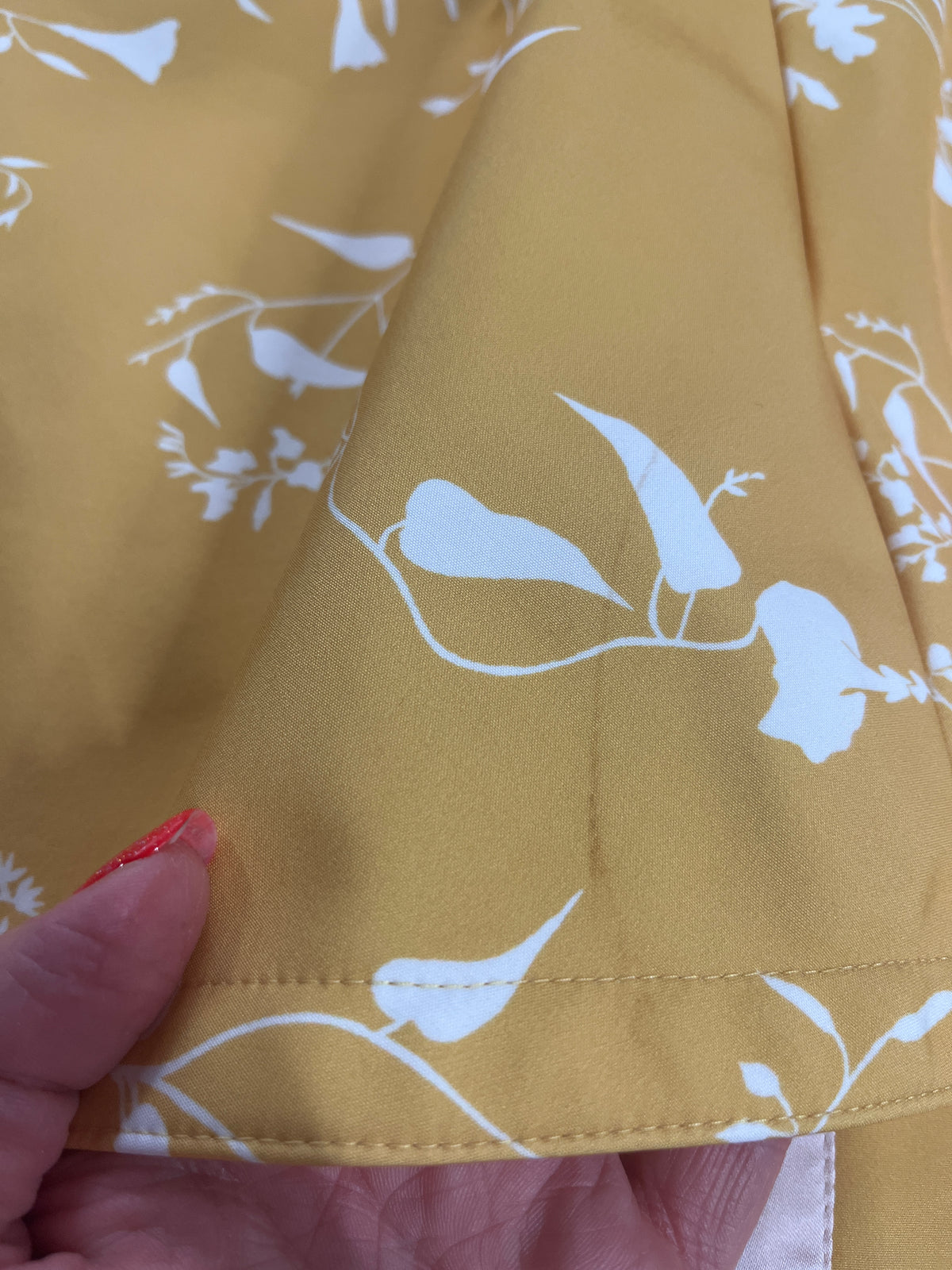 'Majestic Yellow' coat in size XS petite (with imperfection)