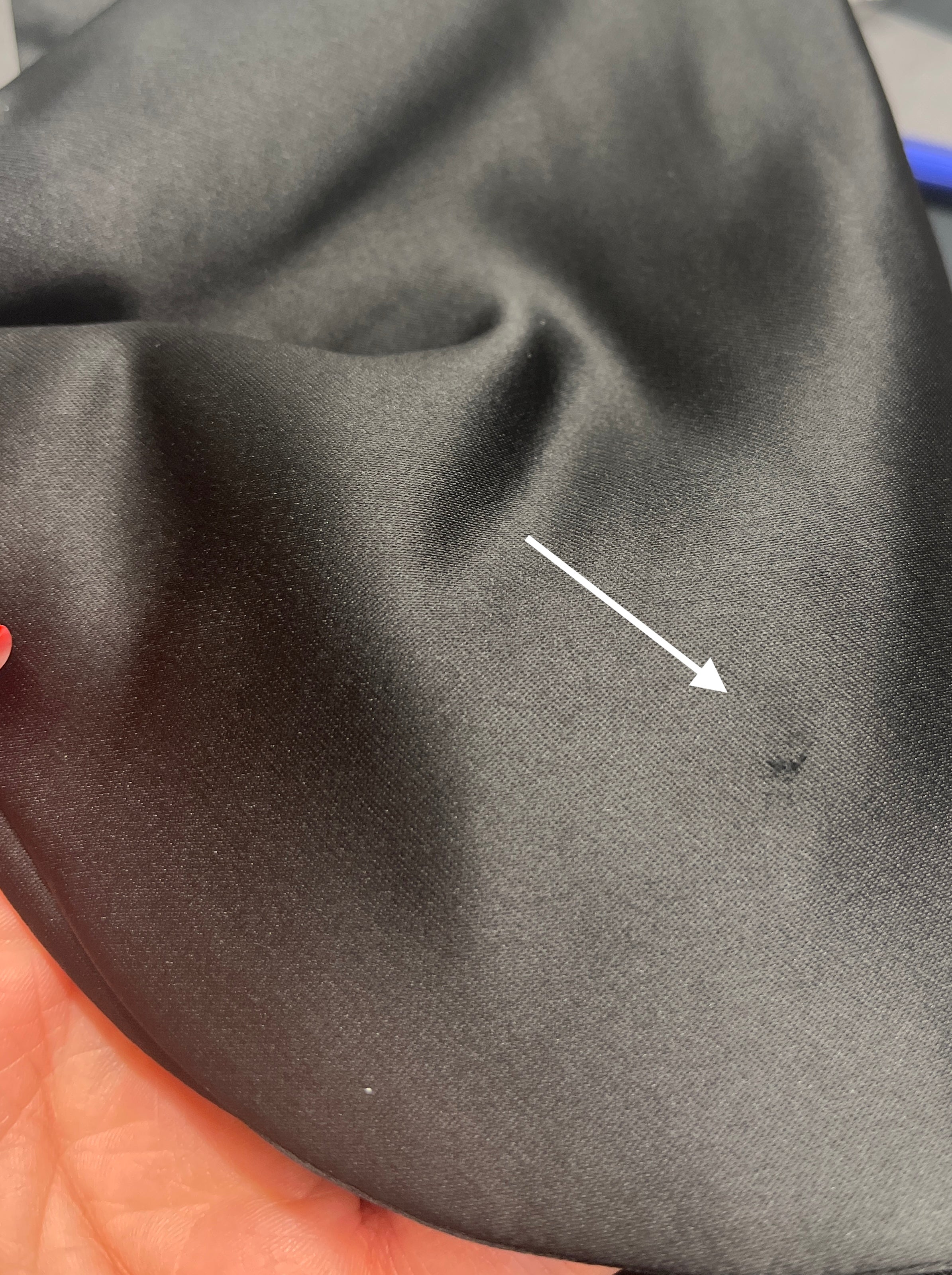 'Black Bow Belt for Women' in size M (with imperfection)