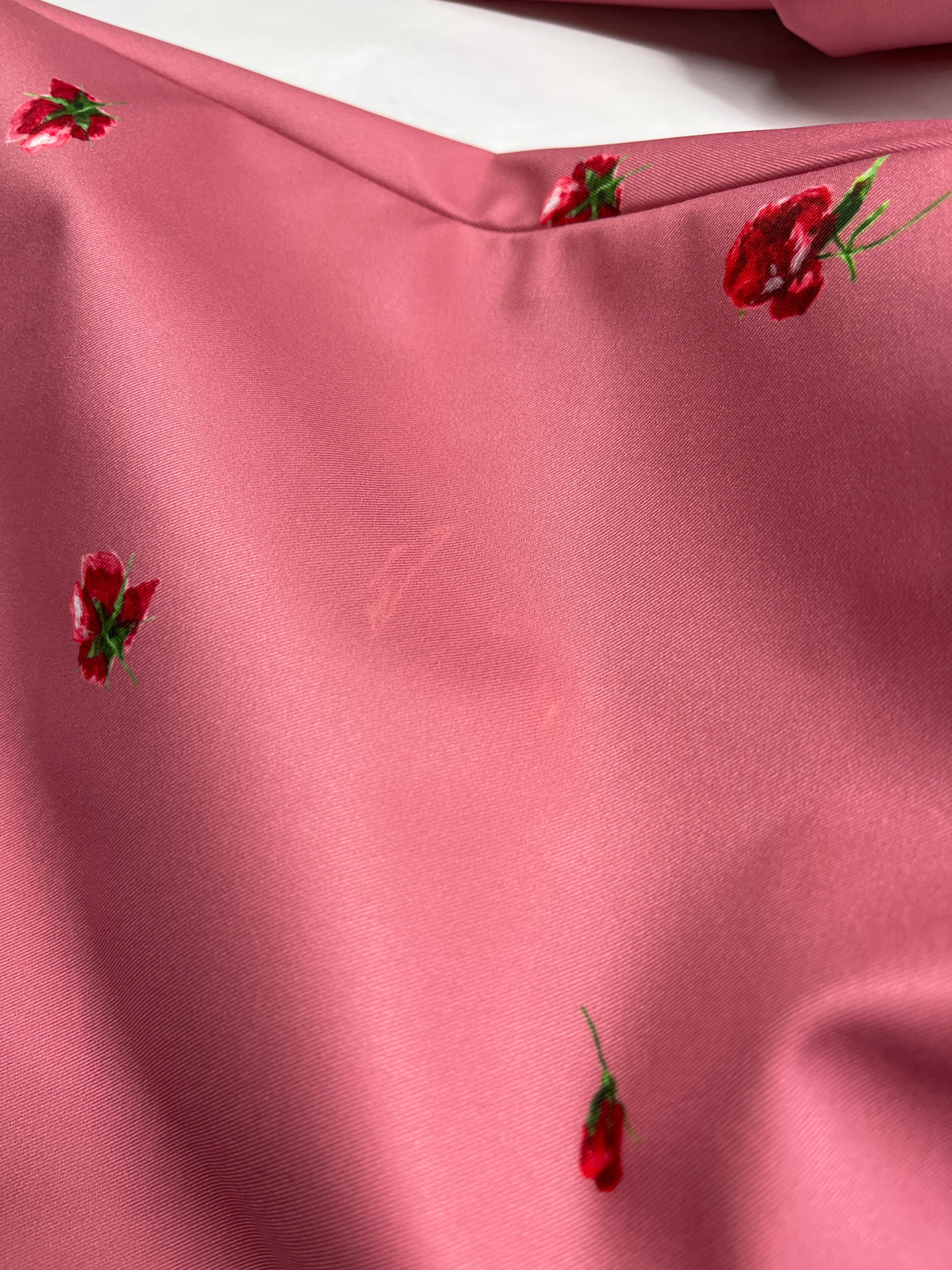 'Raspberry Sorbet' coat in size L tall (with imperfection)
