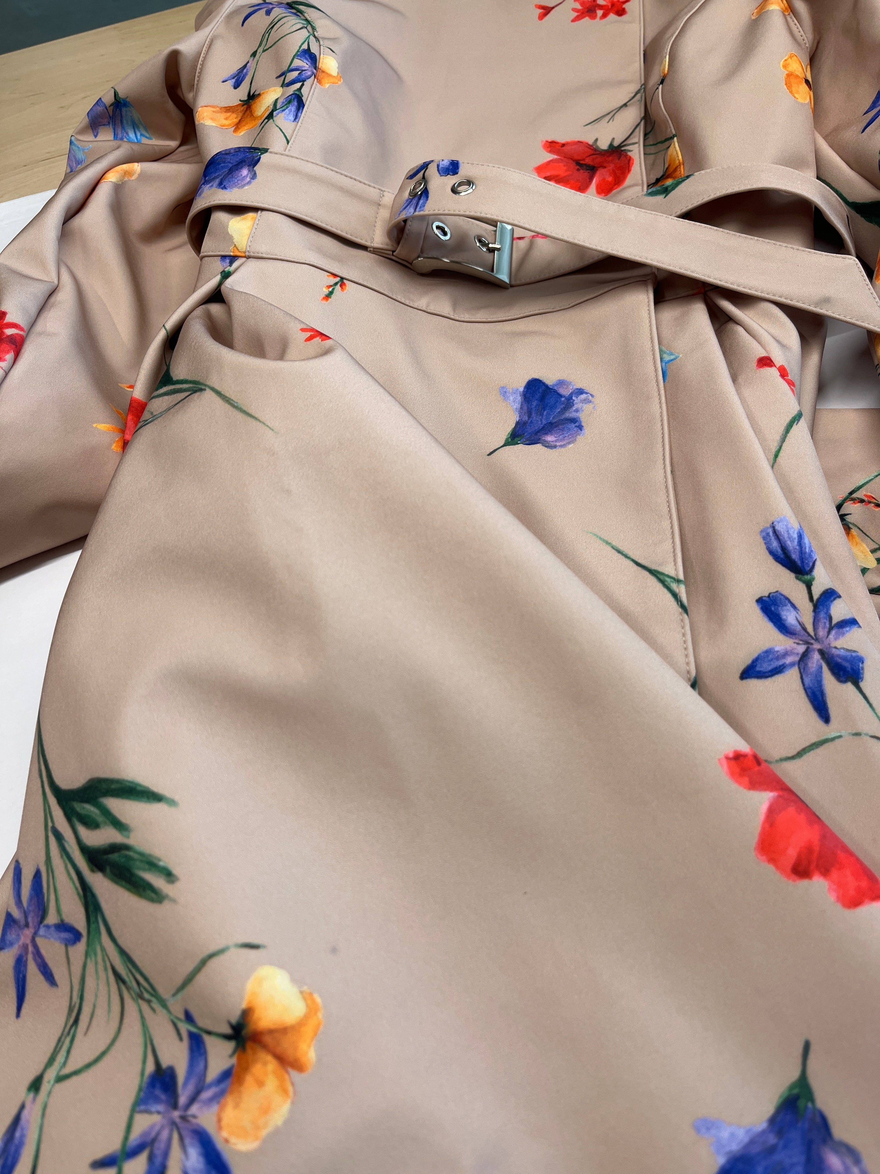'Spring Bloom' coat in size S tall (with imperfection)