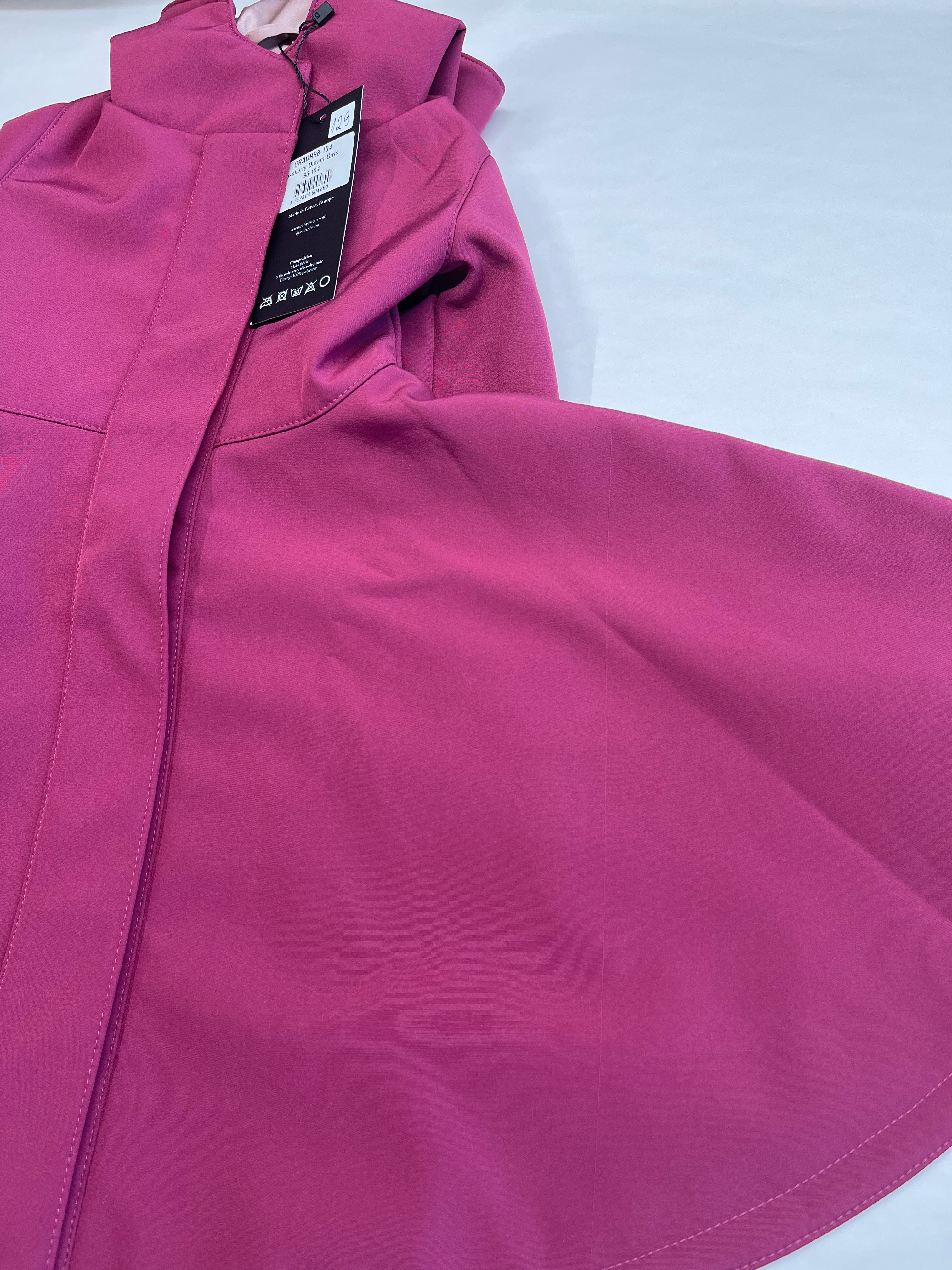 'Raspberry Dream' girls coat in size 98/104 (with imperfection)