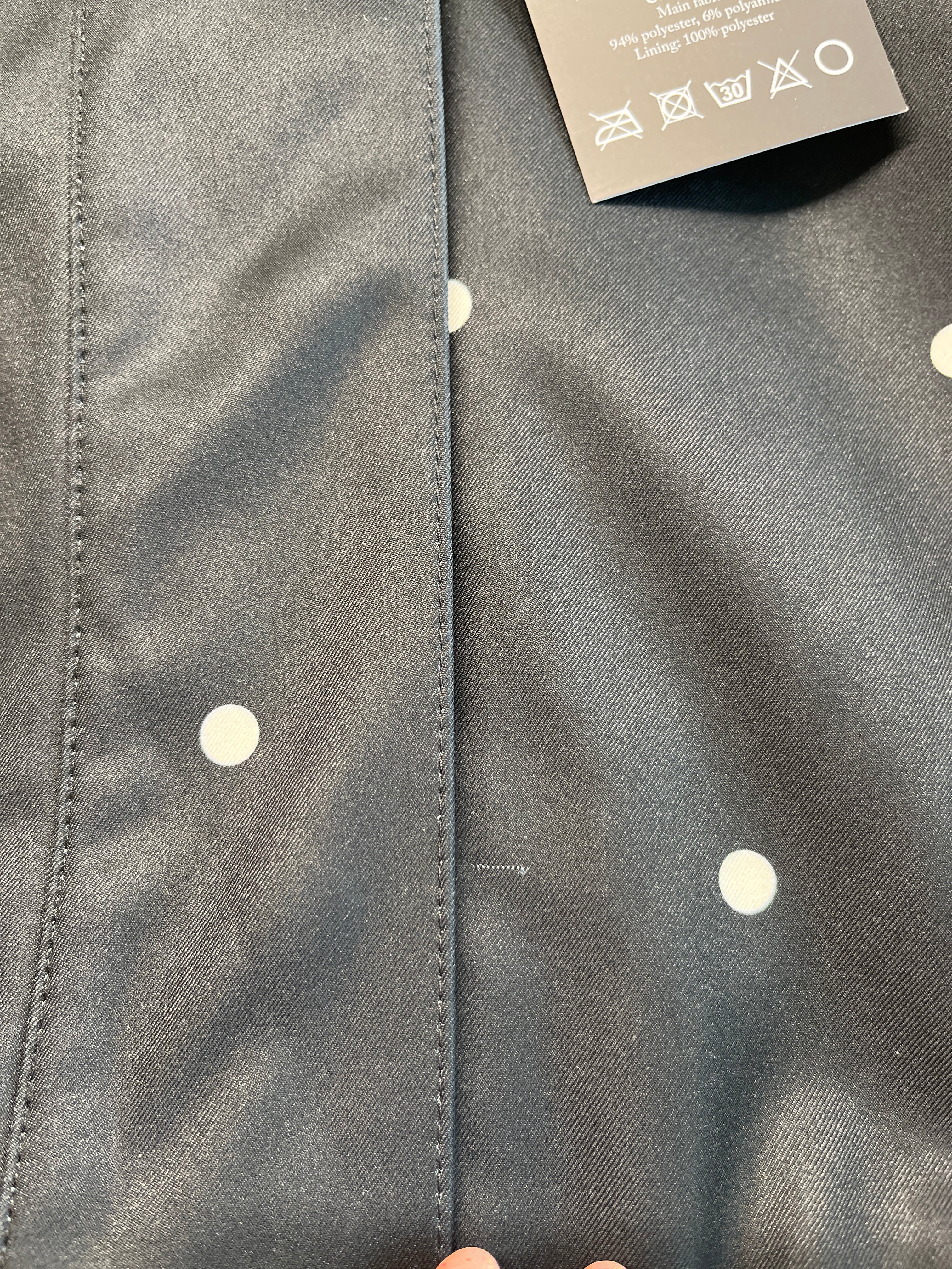 'Timeless Polka Dots' coat in size S (with imperfection)