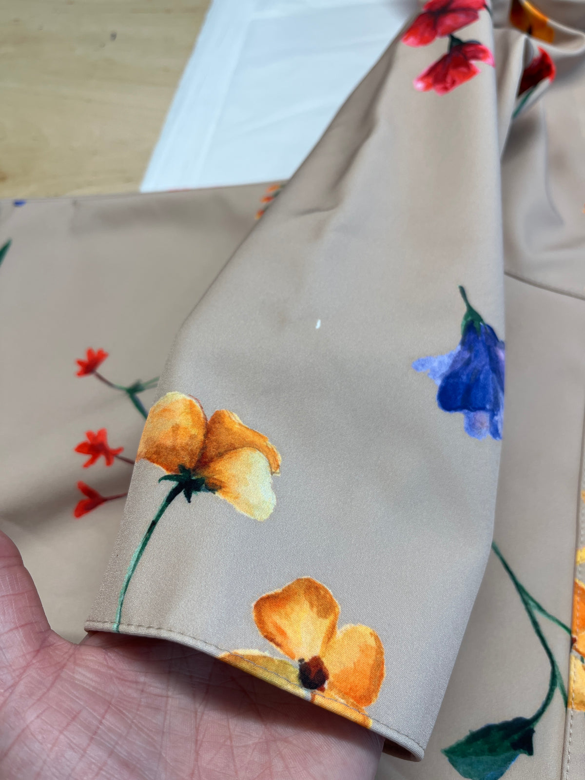 'Spring Bloom' girls coat in size 122/128 (with imperfection)