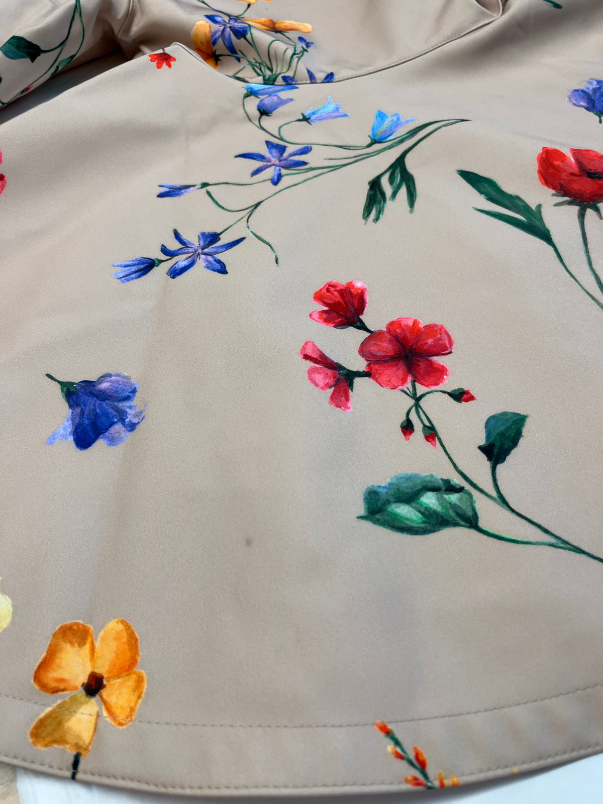 'Spring Bloom' girls coat in size 122/128 (with imperfection)