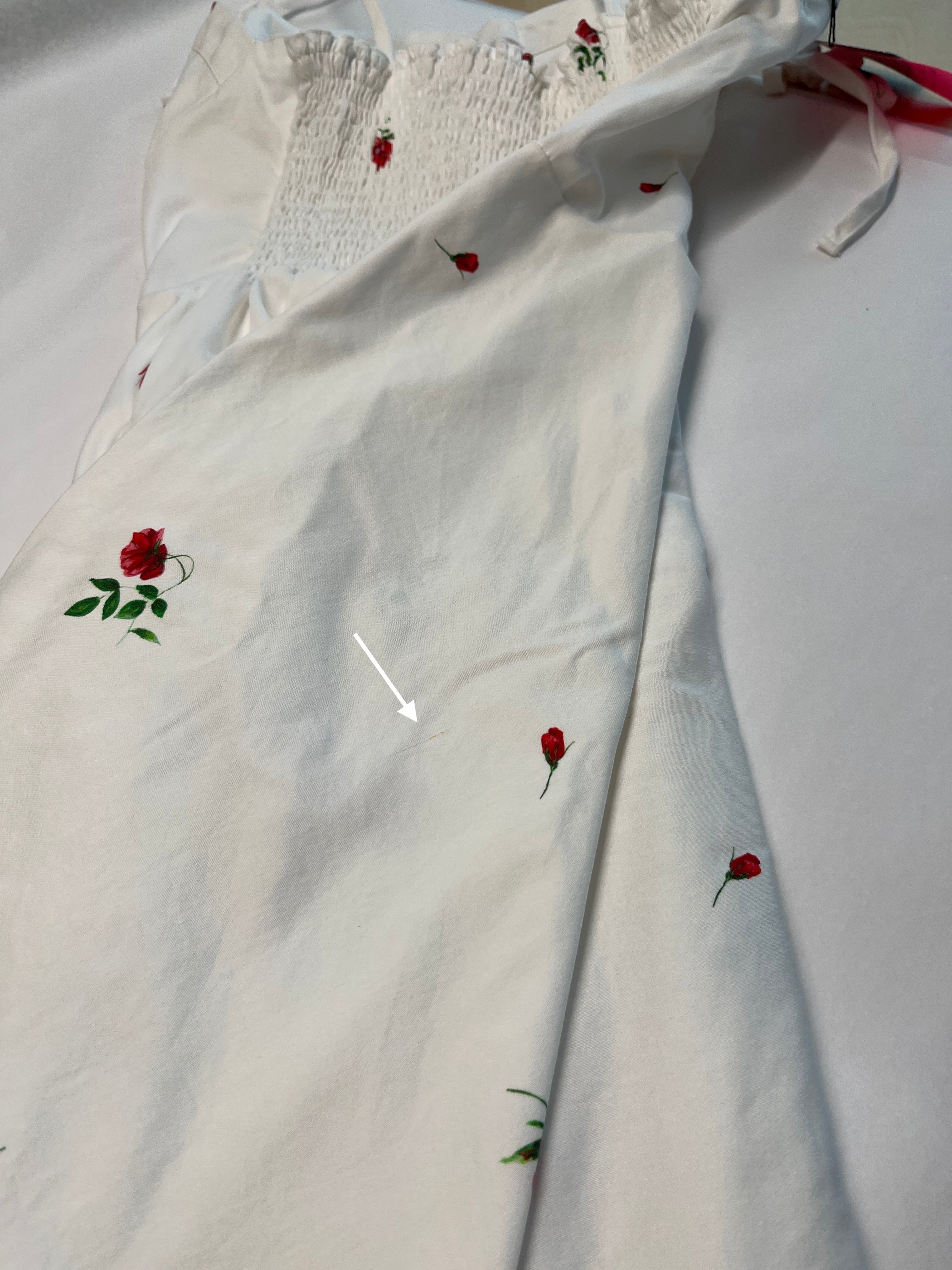 'Petite Fleur' dress in size 48 (with imperfection)