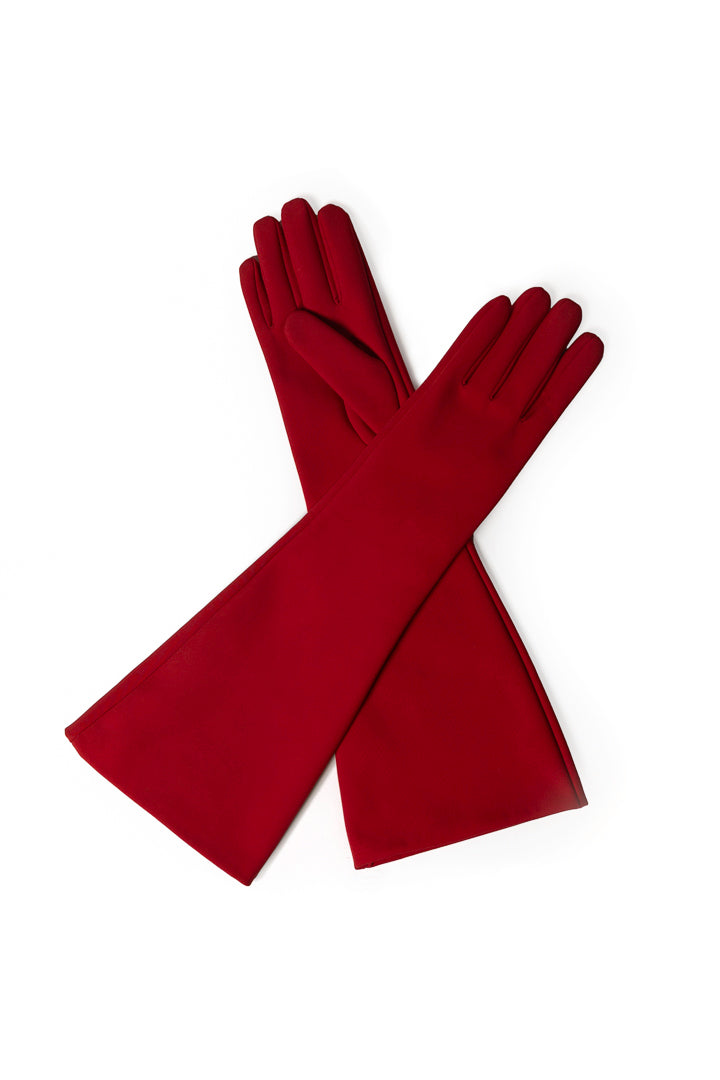 Long Red Softshell Gloves