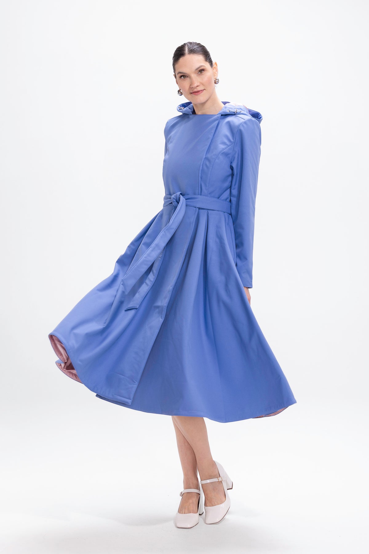 'Blue Breeze' coat in size M petite (with imperfection)
