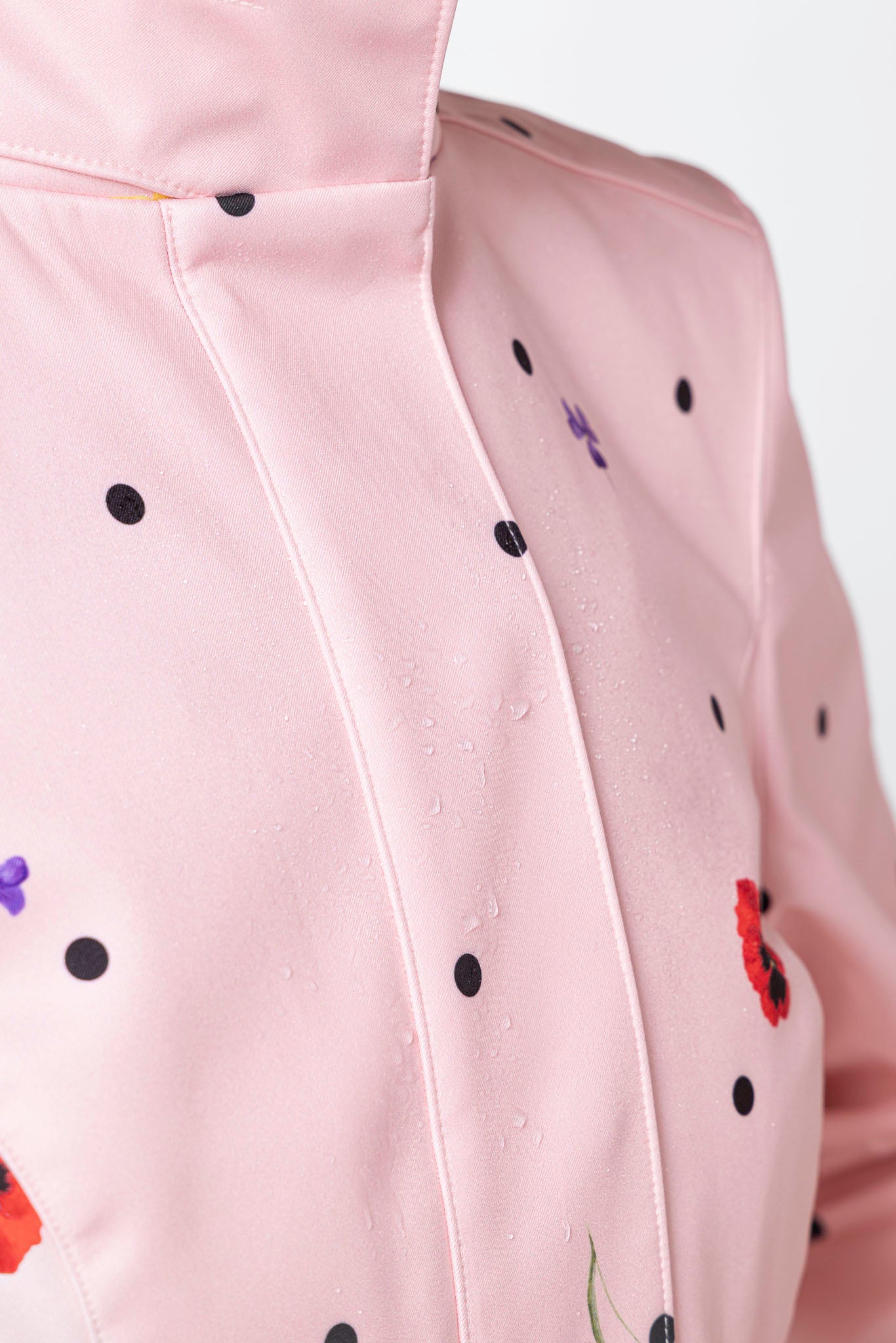 Fit and Flare Coat with A-Line Skirt in Soft Pink | Cotton Candy