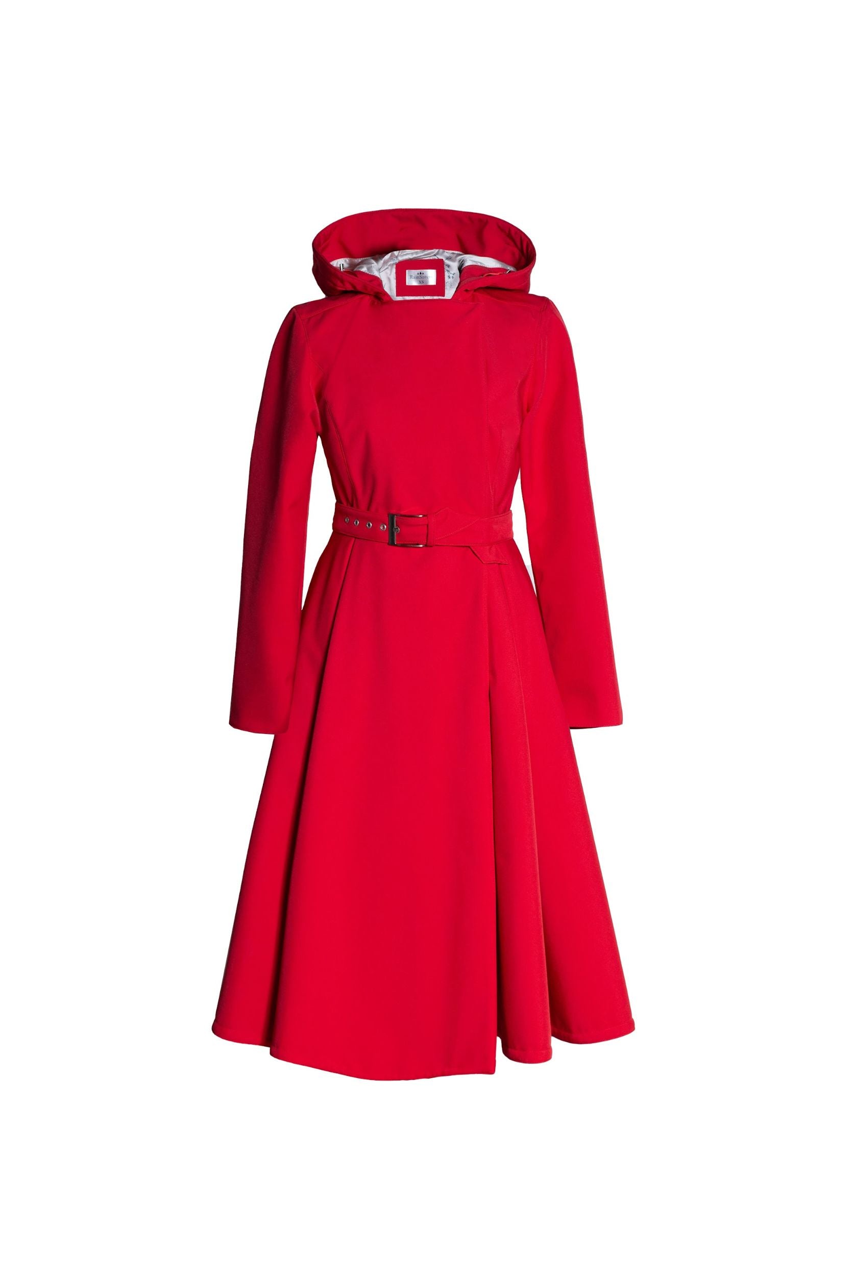 Double Breasted Trench Coat in Bright Red | Queen of Hearts