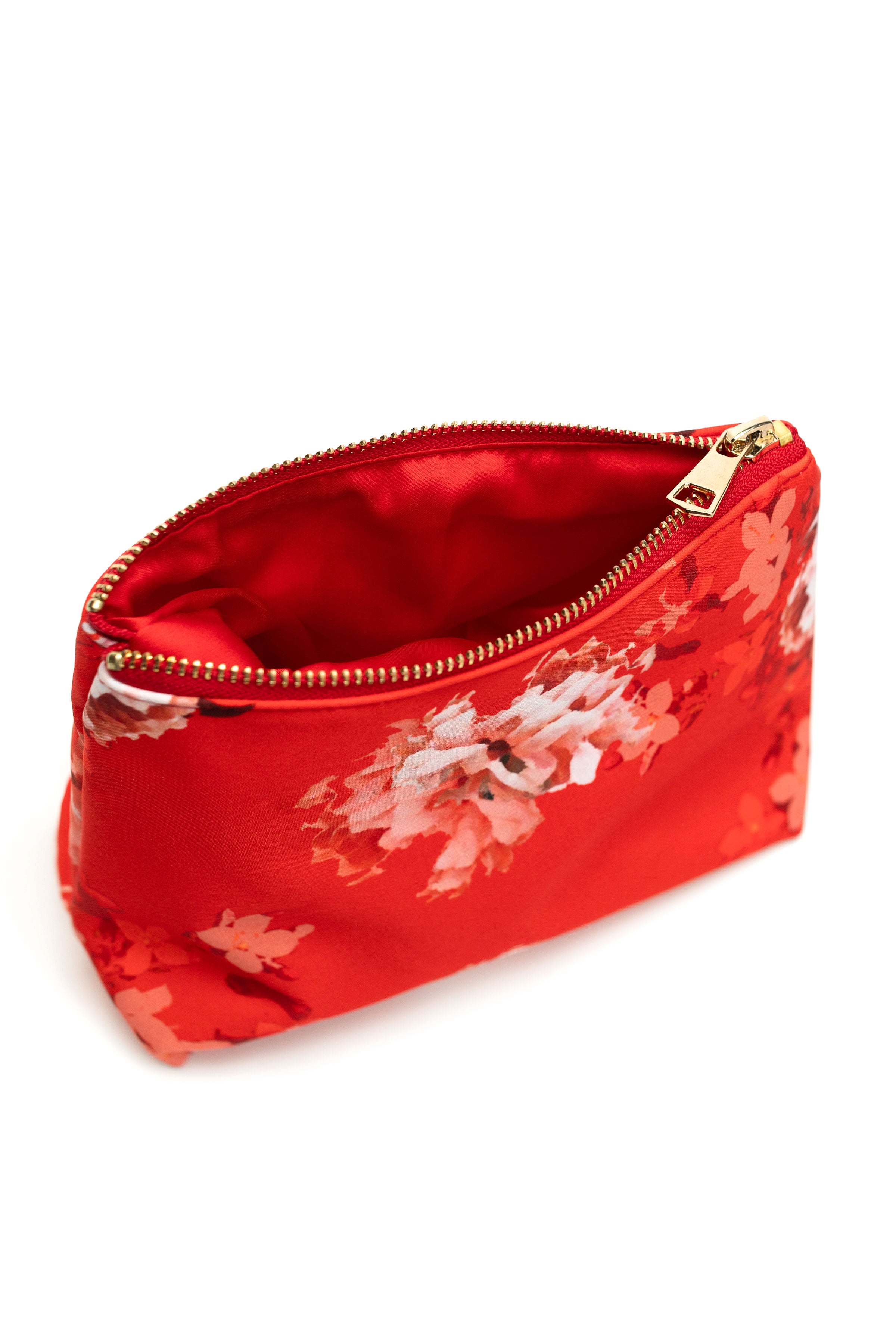 Bright Red Makeup Bag | Red Sun