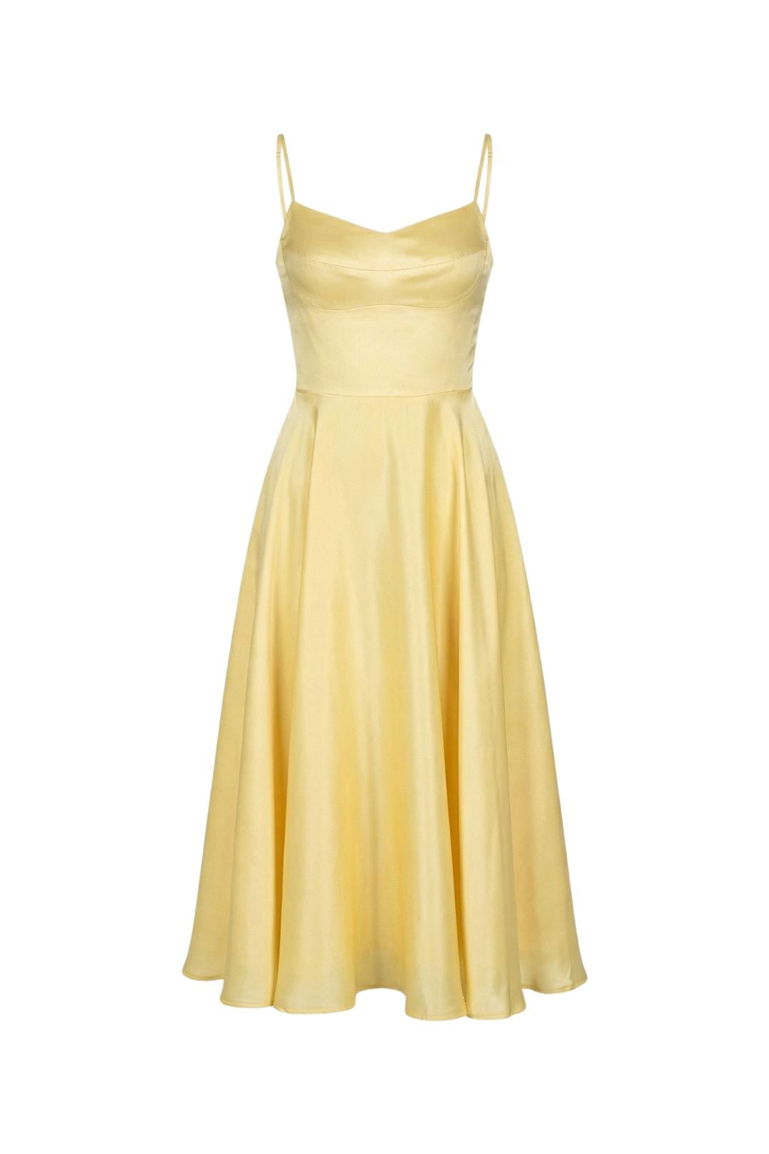 Fit and Flare Dress in Yellow | Vanilla Sunbeam