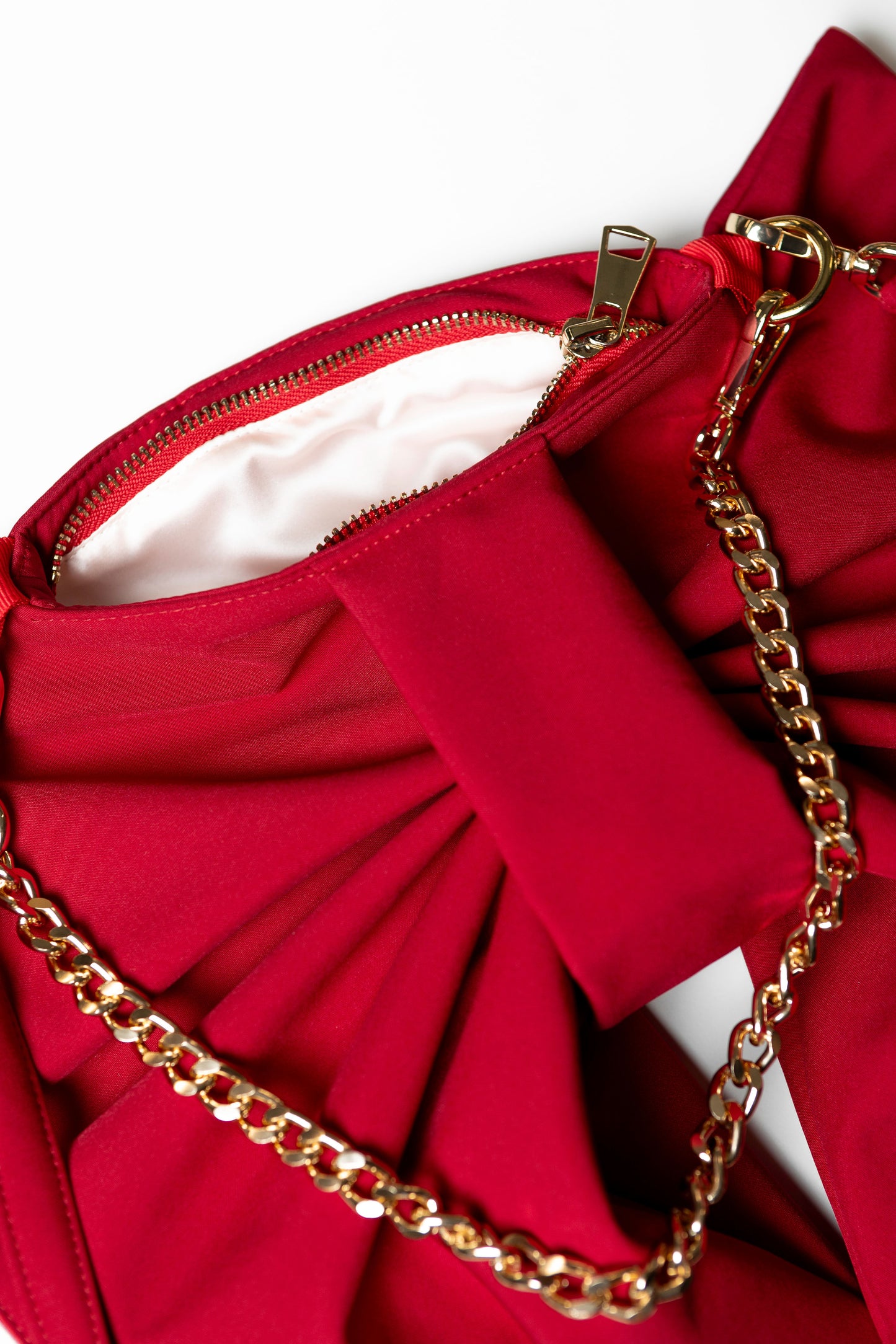 Bow Clutch Purse in Red