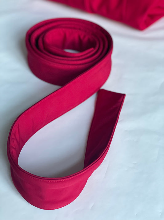 Solid red color belt | Scarlet Red