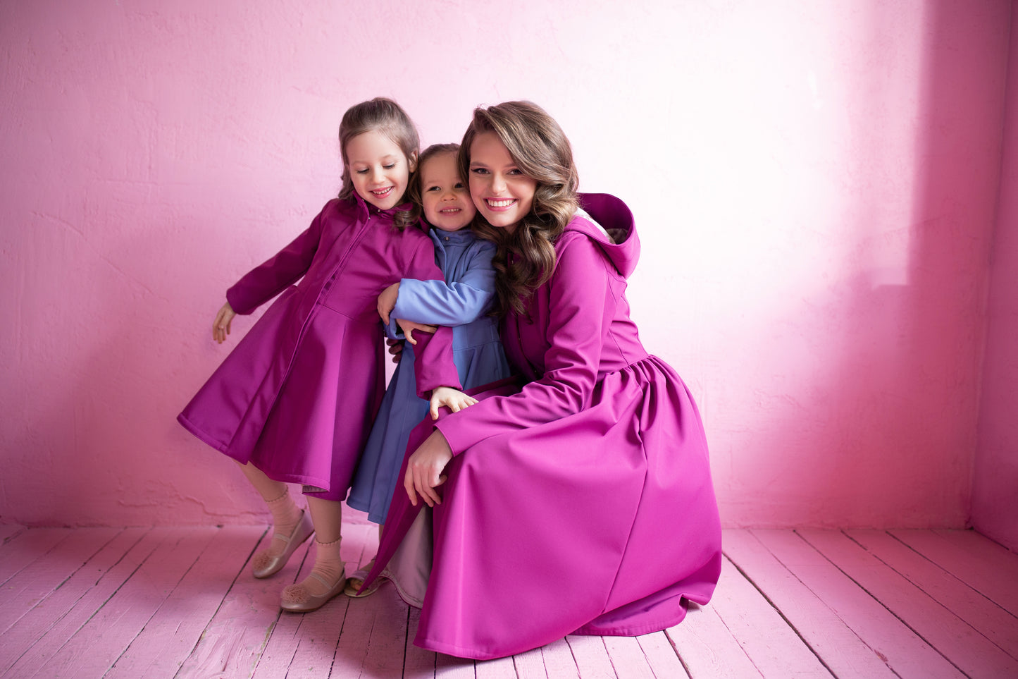 pink and blue mommy and me set