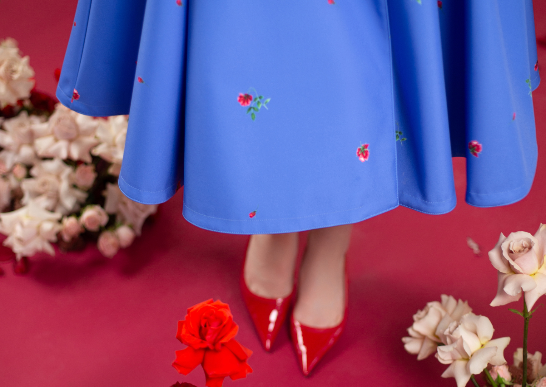 Rainsisters waterproof design coat "Forget Me Not"