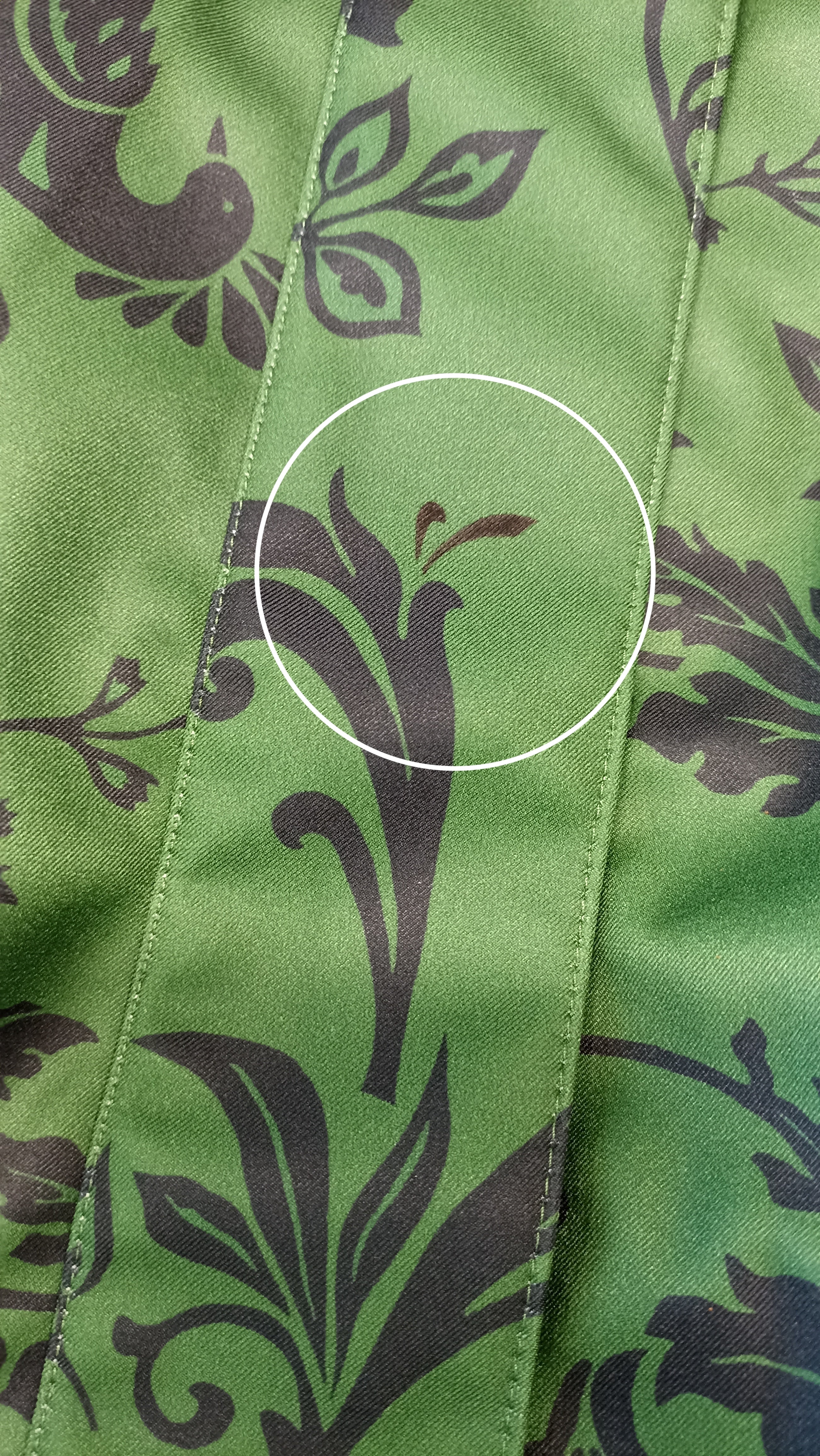 'Forest Flower' coat in size S (with imperfection)