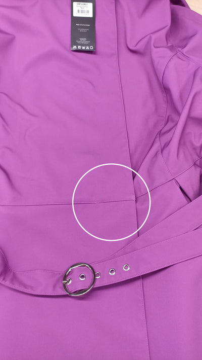 'Daring Fuchsia' coat in size 3XL tall (with imperfection)
