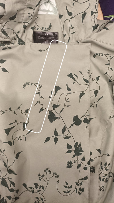 'Minty Meadow' coat in size S tall (with imperfection)