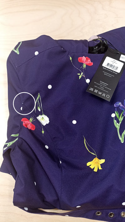 'Violet Bloom' coat in size M (with imperfection)