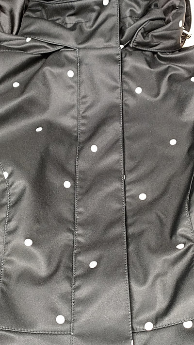 'Timeless Polka Dots' coat in size S tall (with imperfection)