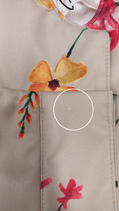 'Spring Bloom' girls coat in size 134/140 (with imperfection)