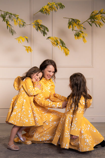 Mommy and me set in soft yellow