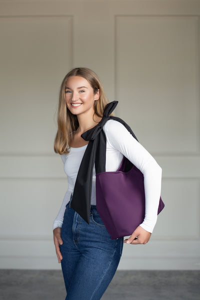 Bow Tote Bag | Sugar Plum