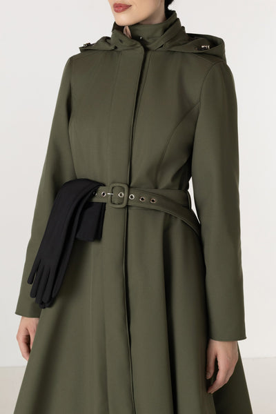 Long Black Softshell Gloves