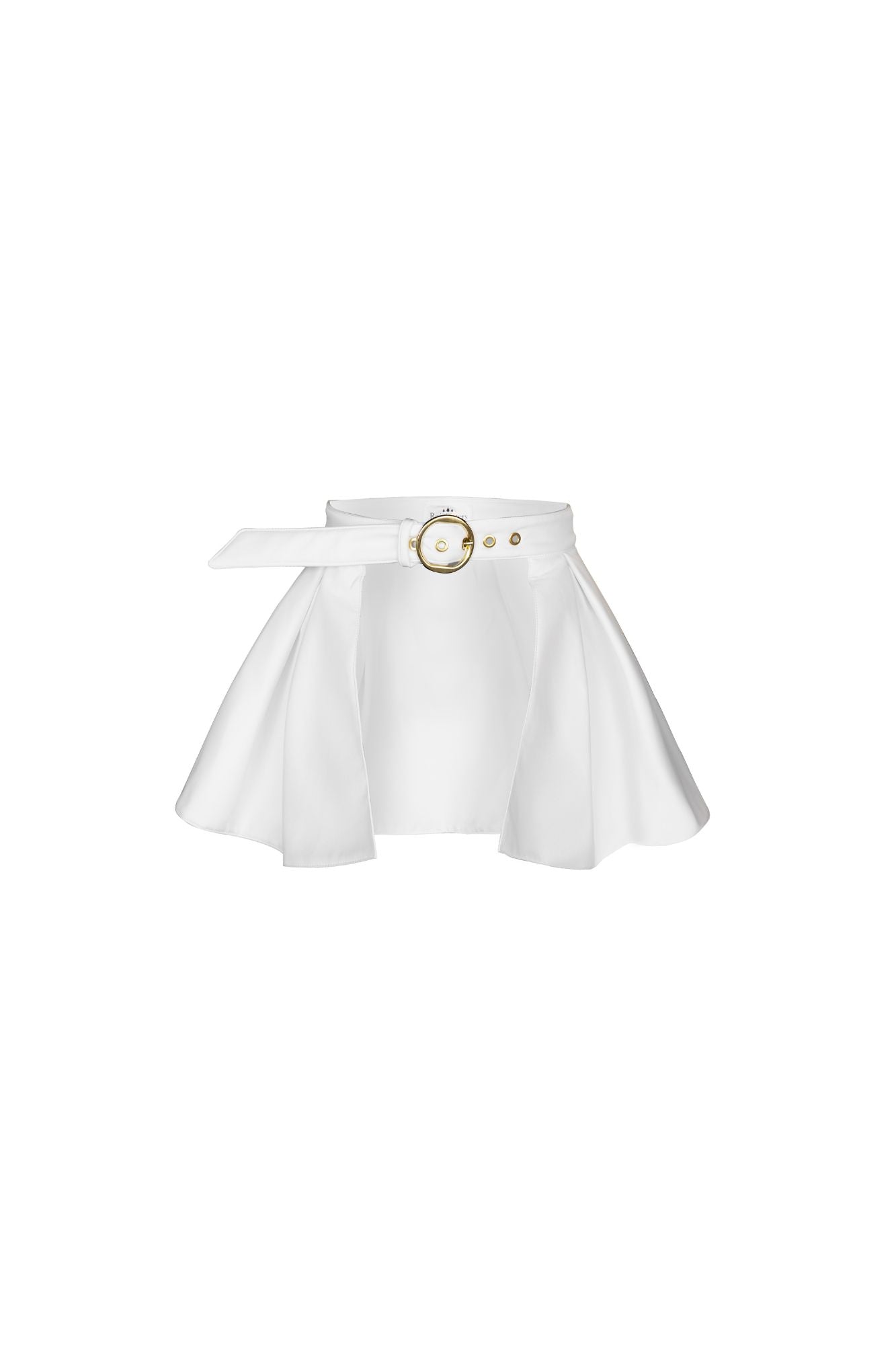 White belt with peplum detail by RainSisters.