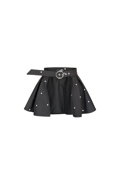 Timeless Polka Dots belt in black with white dots by RainSisters