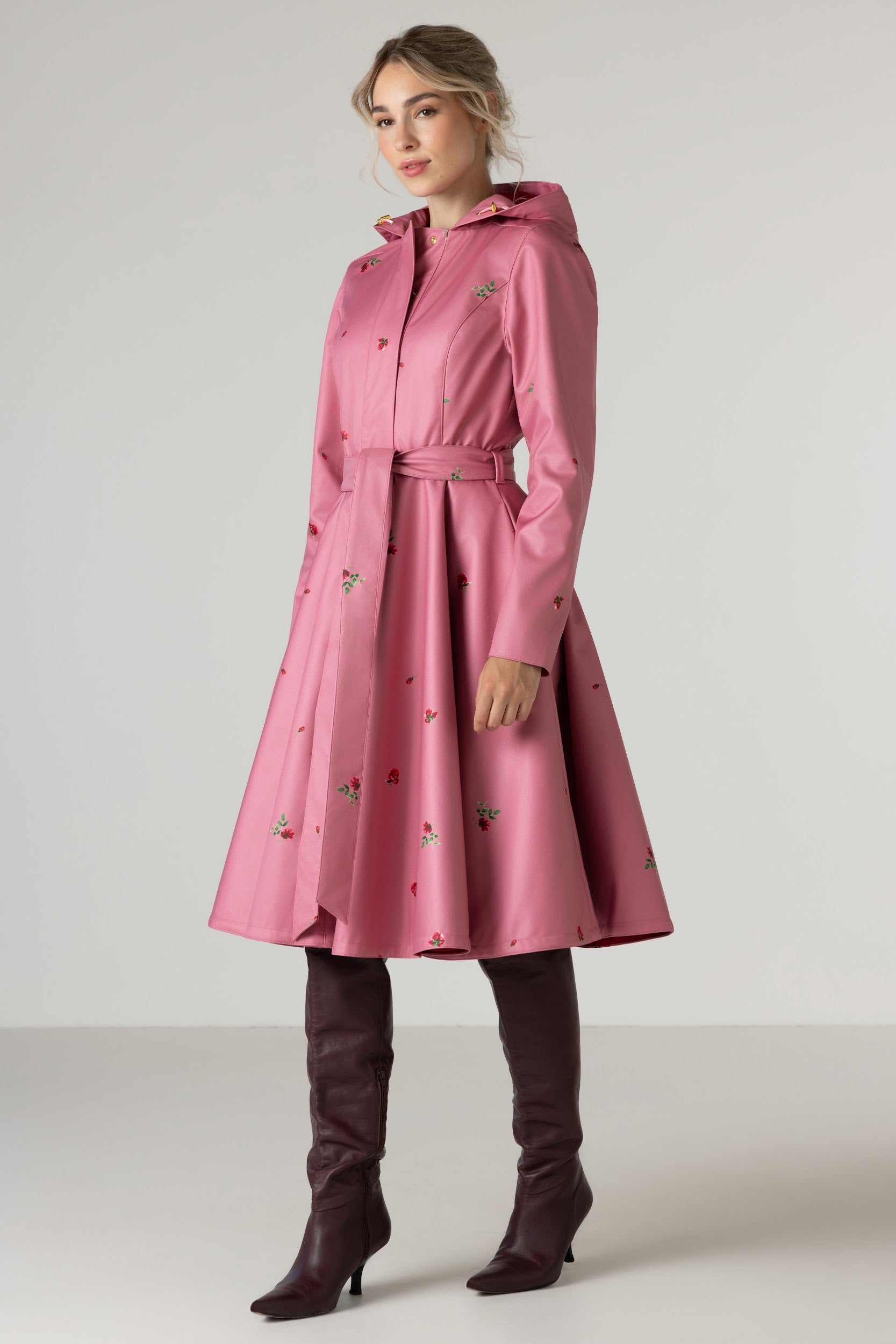 'Raspberry Sorbet' coat in size L tall (with imperfection)
