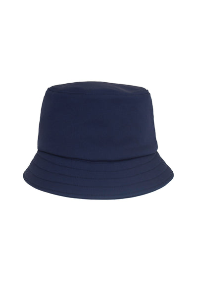 Blue Embrace bucket hat in deep blue color.