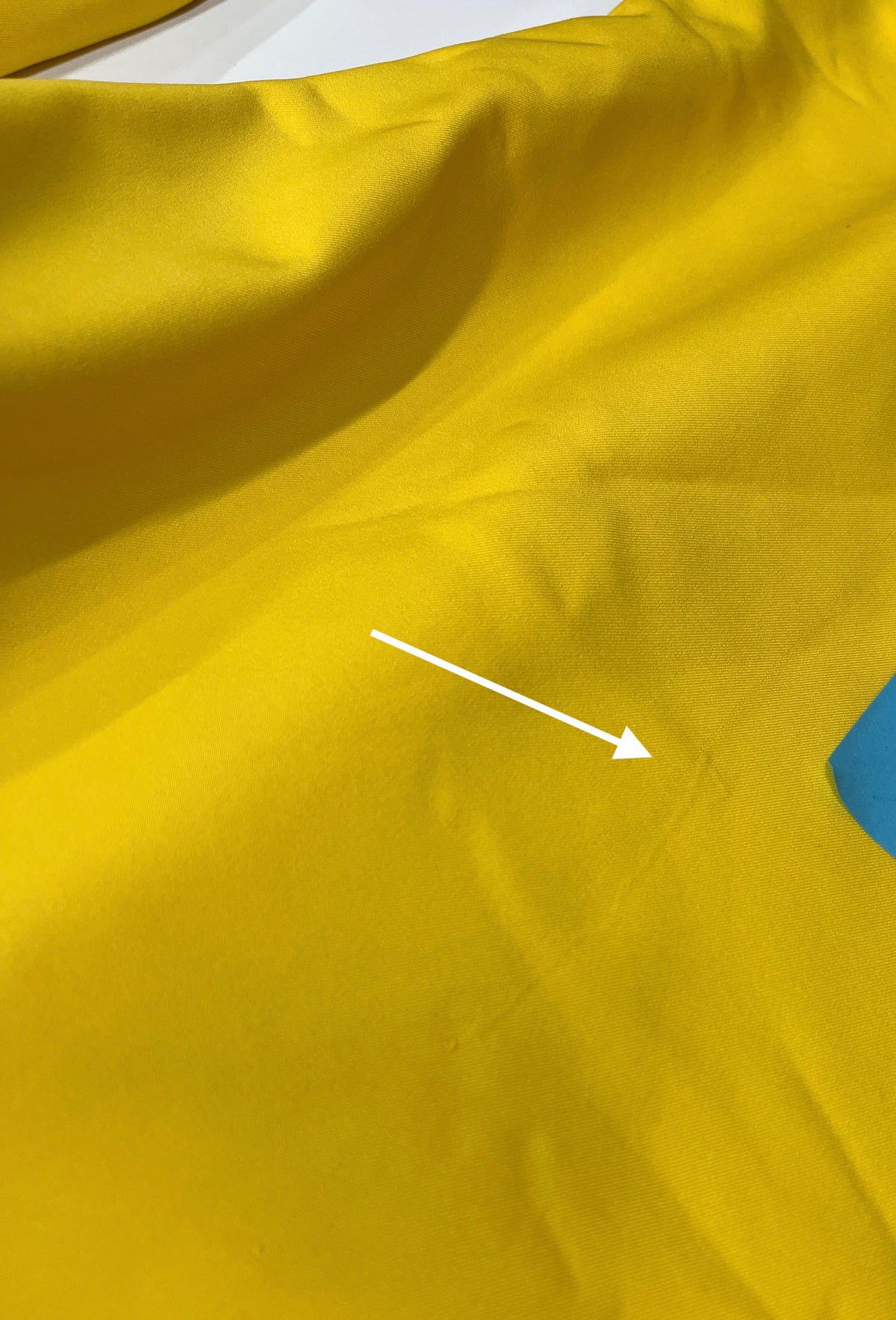 'Yellow Sun' in size L petite (with imperfection)