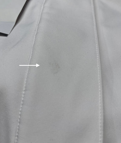 'Majestic White' in size L petite (with imperfection)