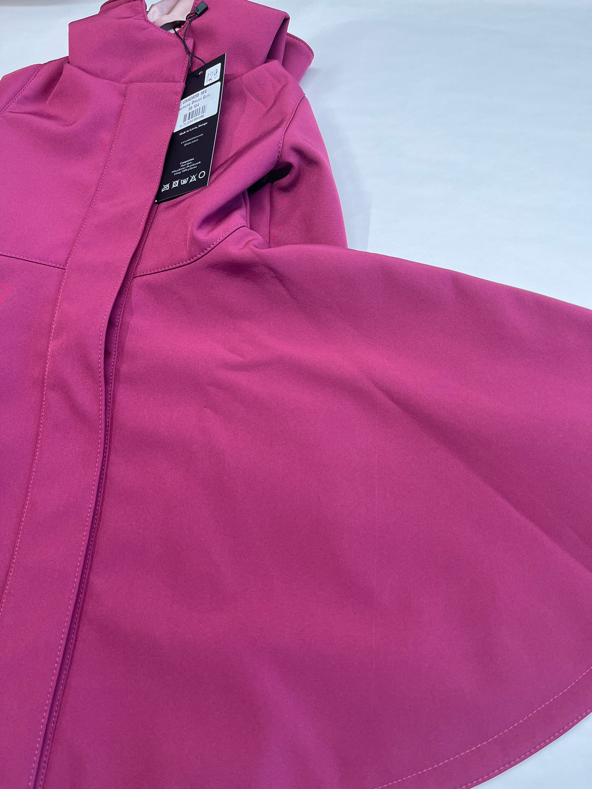 'Raspberry Dream' girls coat in size 98/104 (with imperfection)