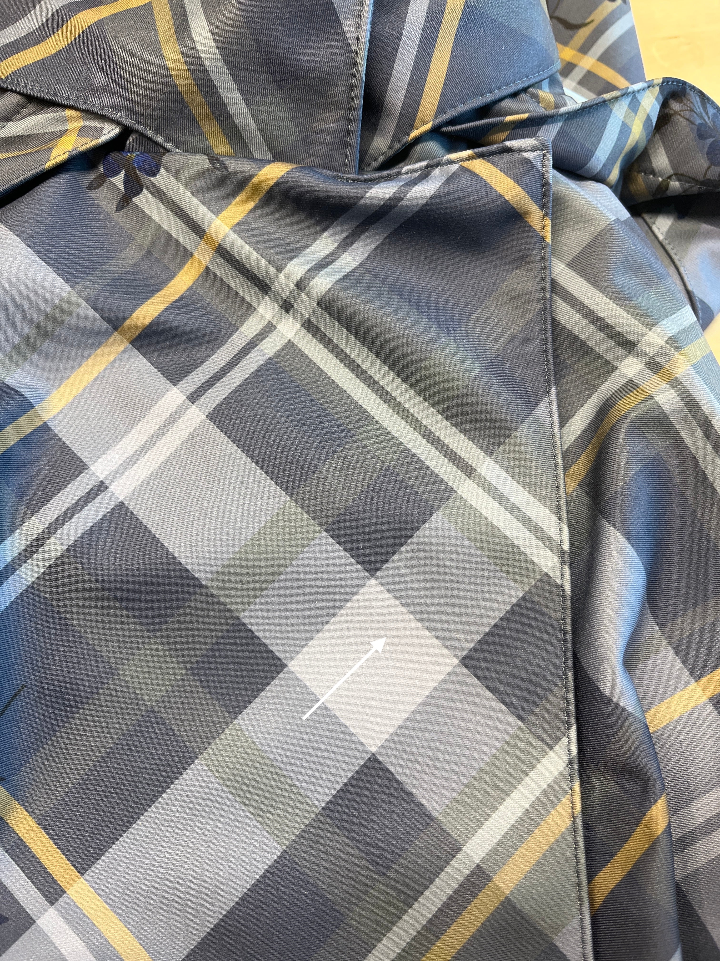 'Duchess in Blue' coat in size XS tall (with imperfection)
