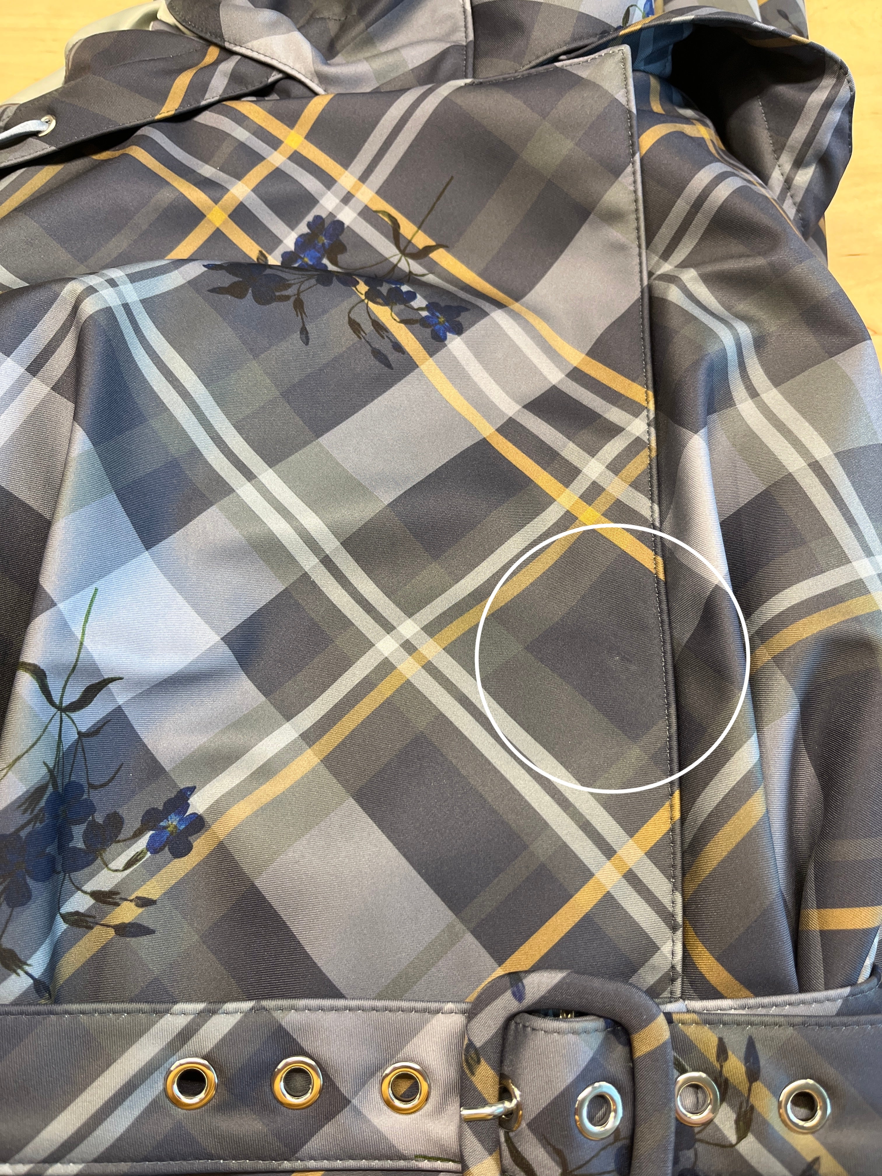'Duchess in Blue' coat in size S petite (with imperfection)