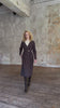 Velvet Leaves coat in midi length