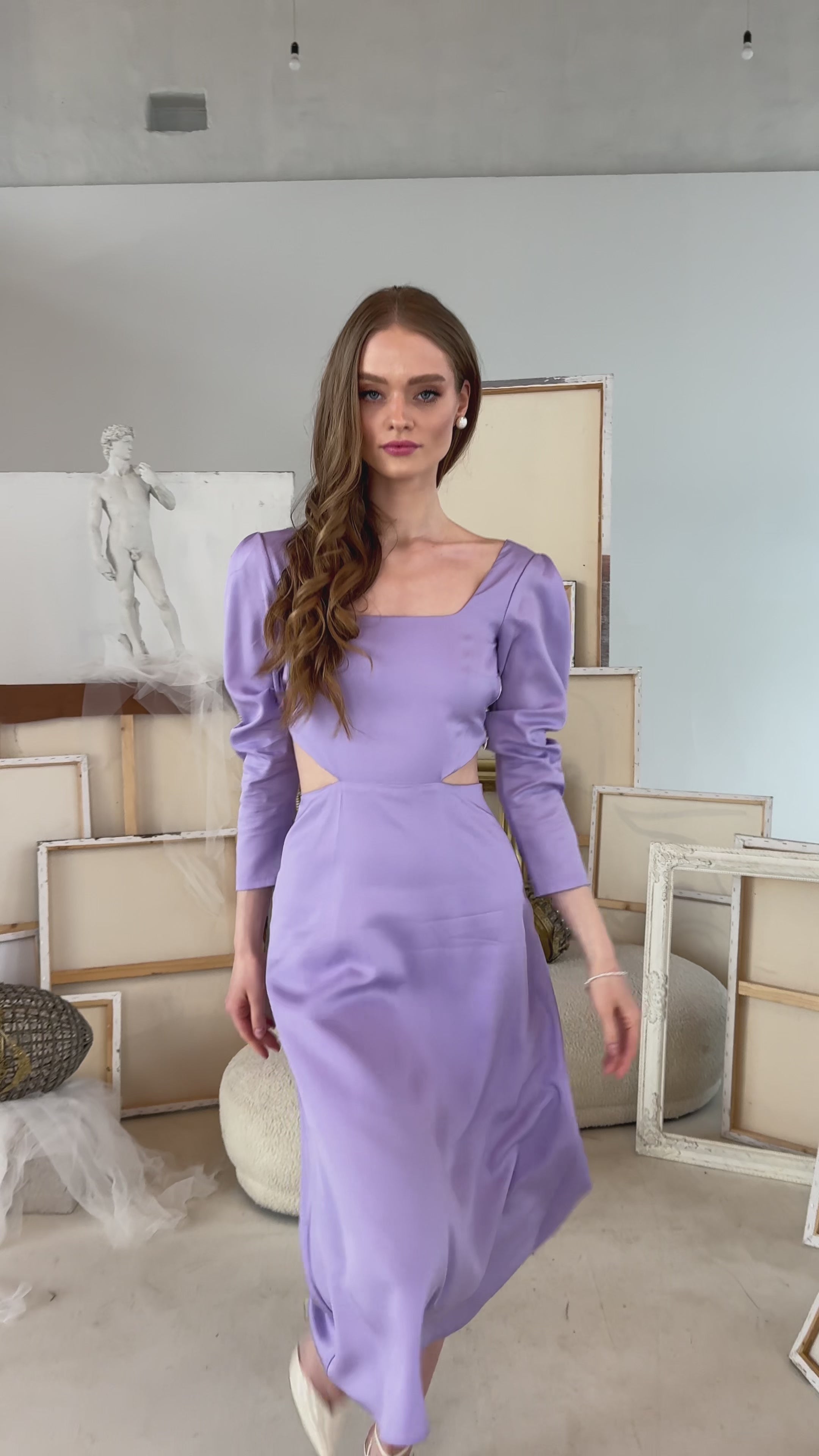 Backless Dress with a Bow on the Back | Lilac Grace – RainSisters