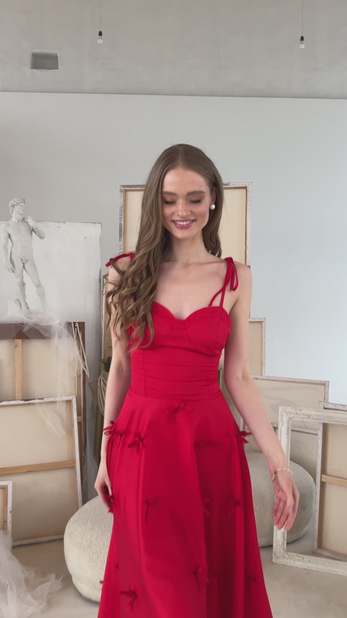 red bow for dress Mini with Dramatic Maxi The oversized butterfly bow serves as a captivating focal point Elegant Red Bow Mini Dress