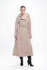 Video of Classic Trench beige waterproof women's trench coat by RainSisters