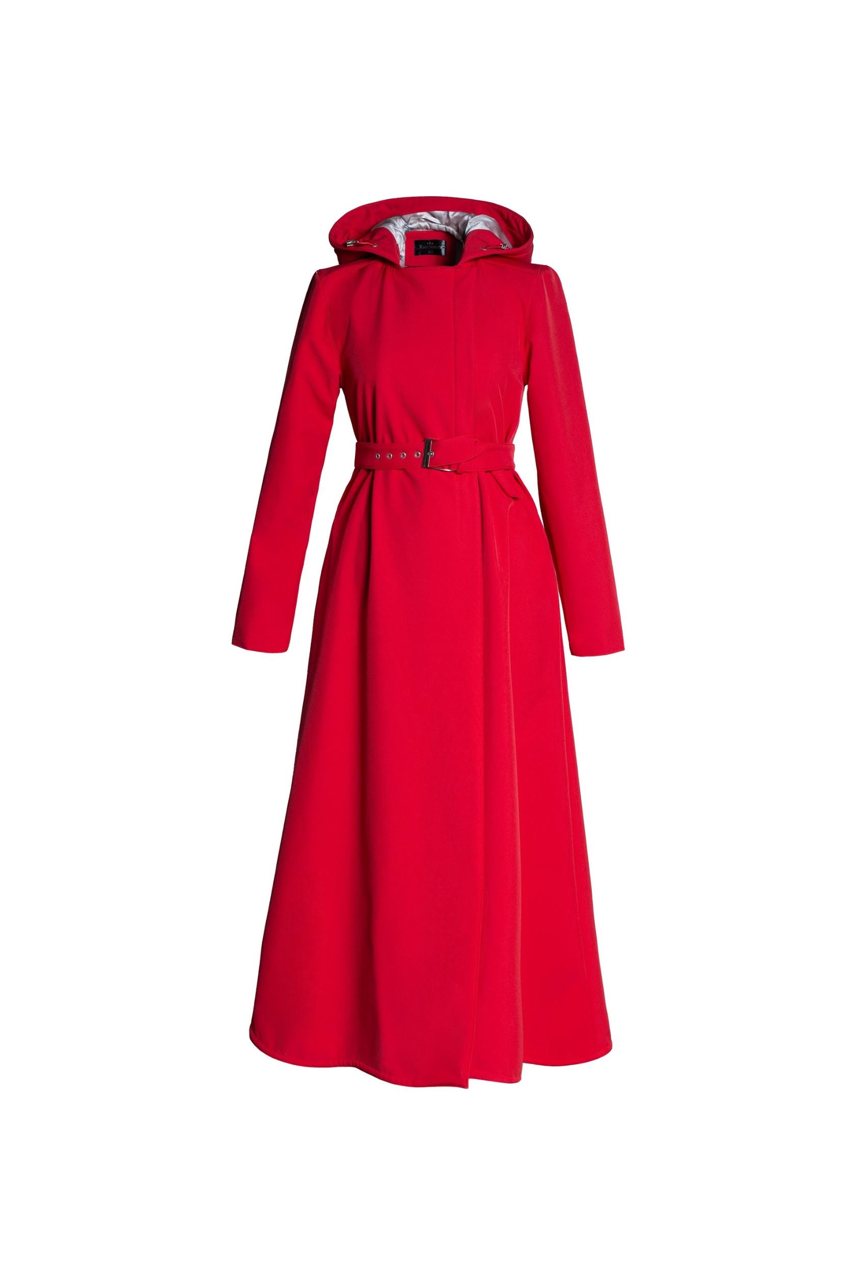 Classic Rec coat in bright red color on light background