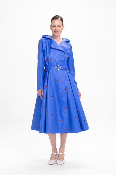 'Forget-Me-Not' coat in size L (with imperfection)