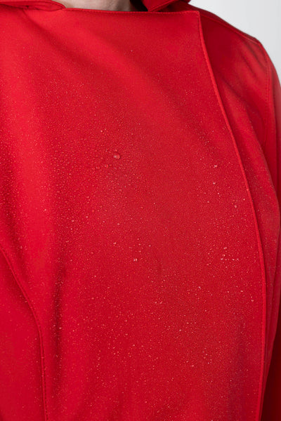 Double Breasted Trench Coat in Bright Red | Queen of Hearts